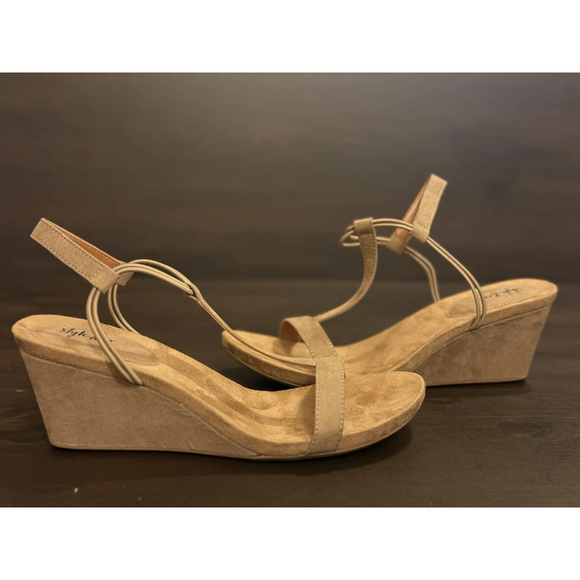 Style & Co. Women's Mulan Strappy Wedge Sandals Size 10.5 M Taupe - Picture 12 of 16